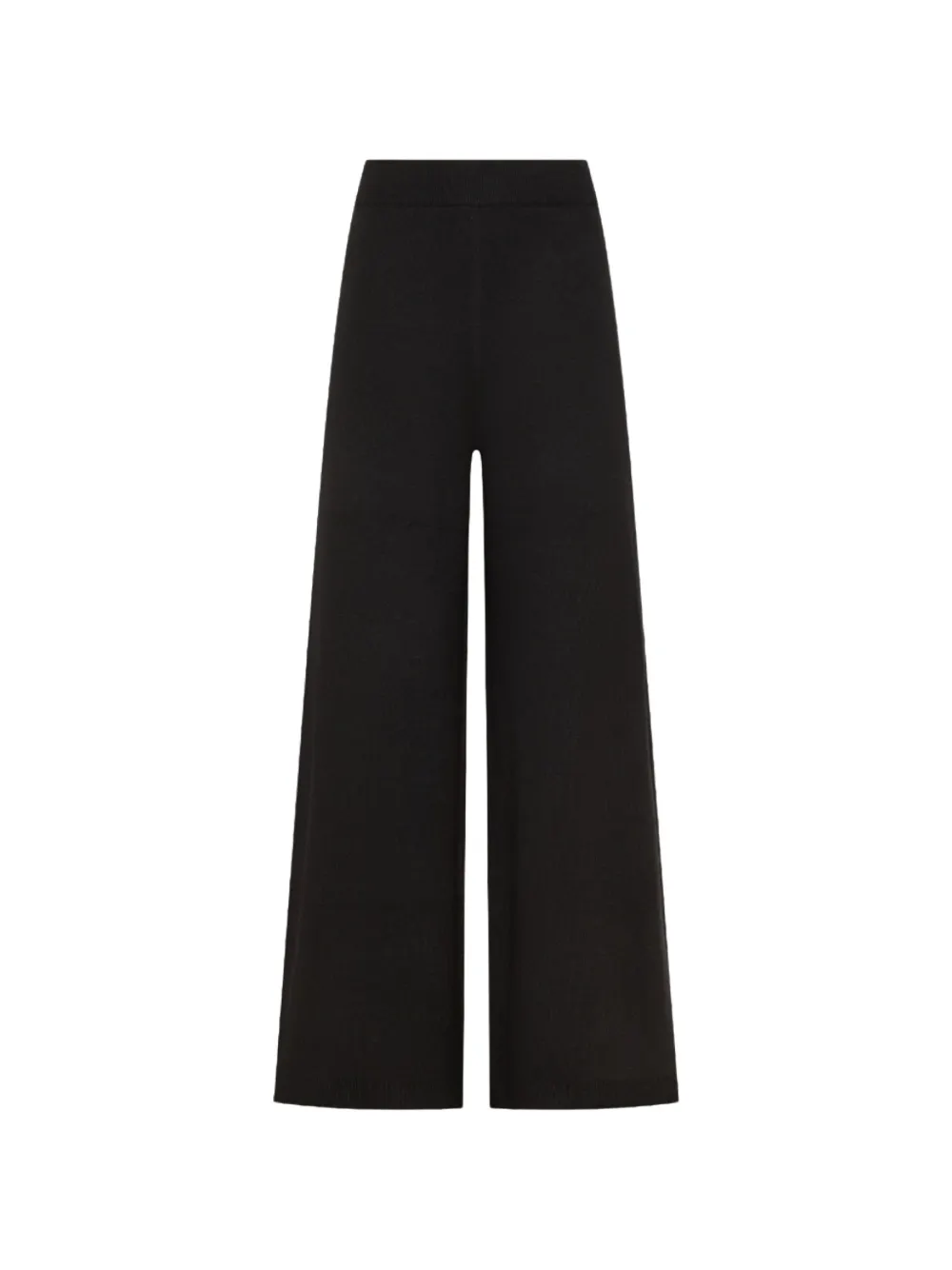 Seventy fine-knit wide-leg trousers - Nero