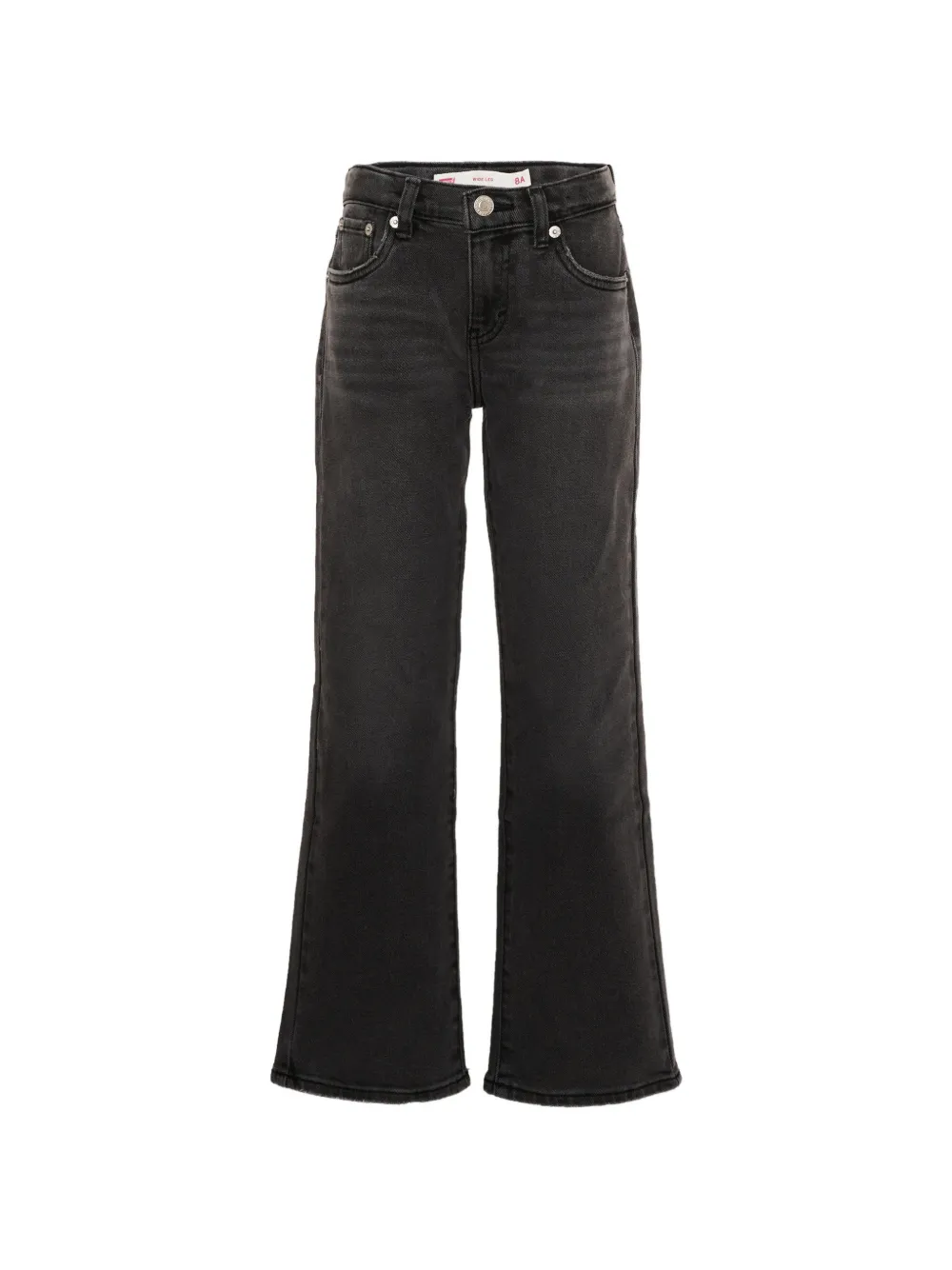Levi's Kids faded wide-leg jeans - Nero