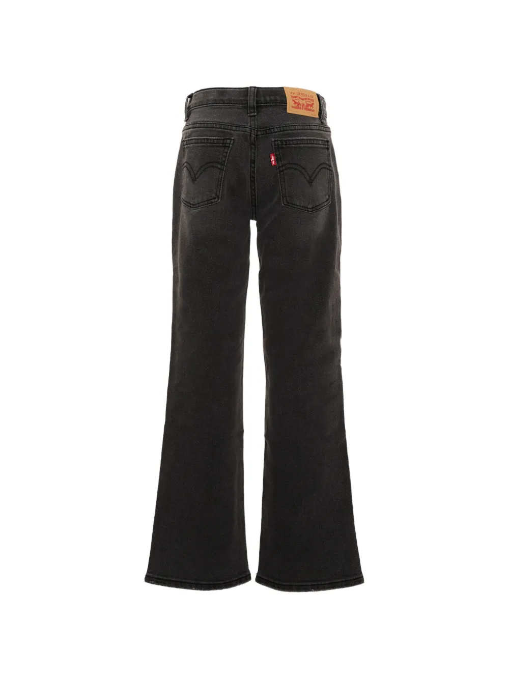 Levi's Kids faded wide-leg jeans Zwart