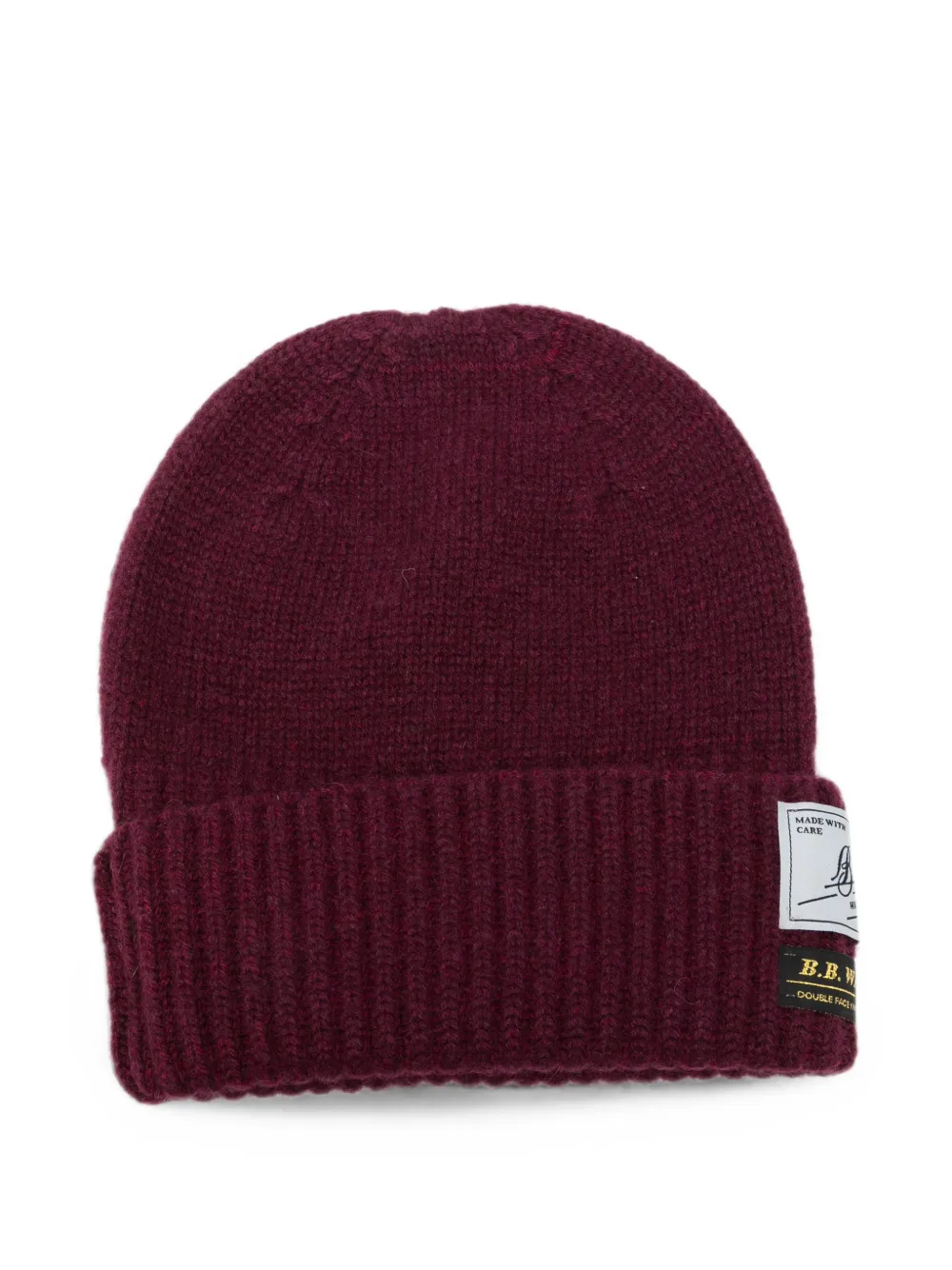 B.B. Walace ribbed-knit beanie hat