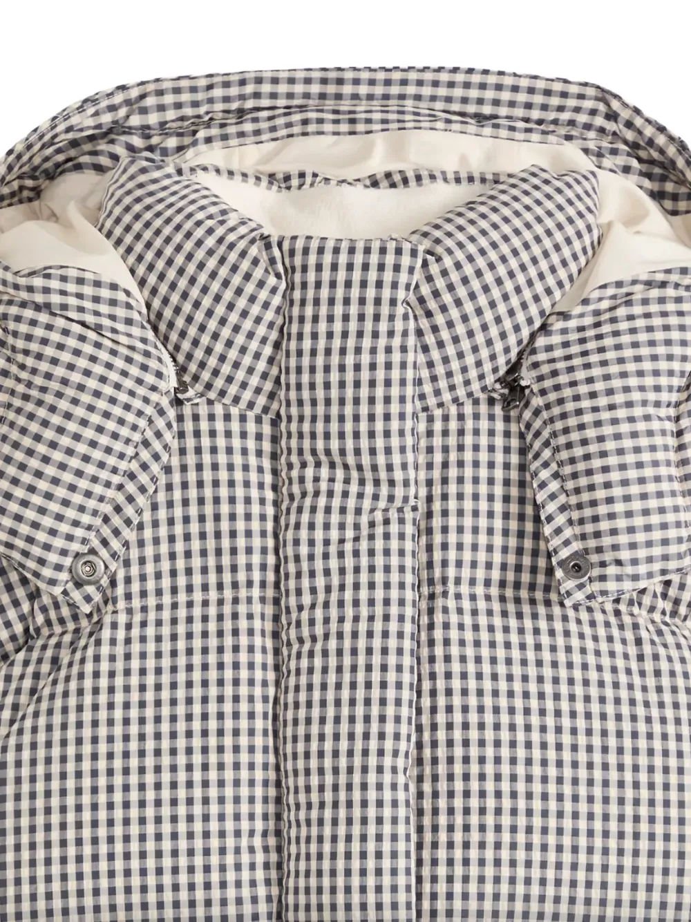 Levi's Tate Bubble gingham donsjack Grijs