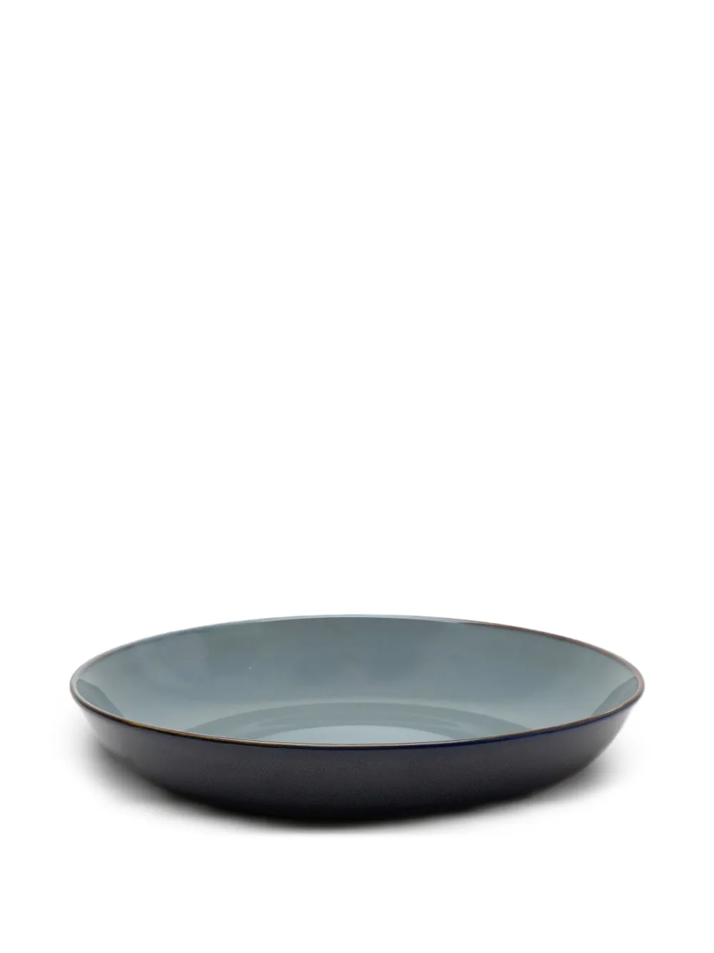 Serax Glazed Stoneware Deep Plate In Blue