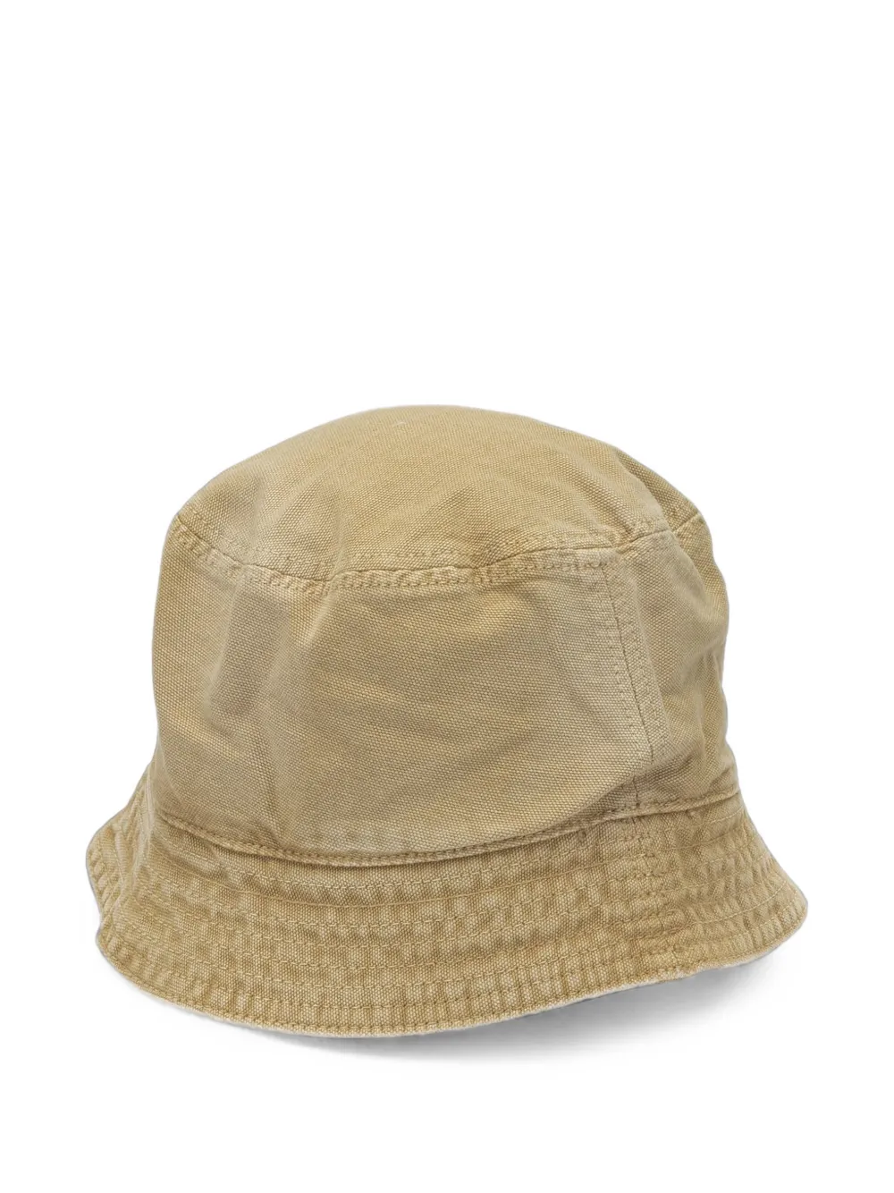 Carhartt WIP logo-patch canvas bucket hat Beige
