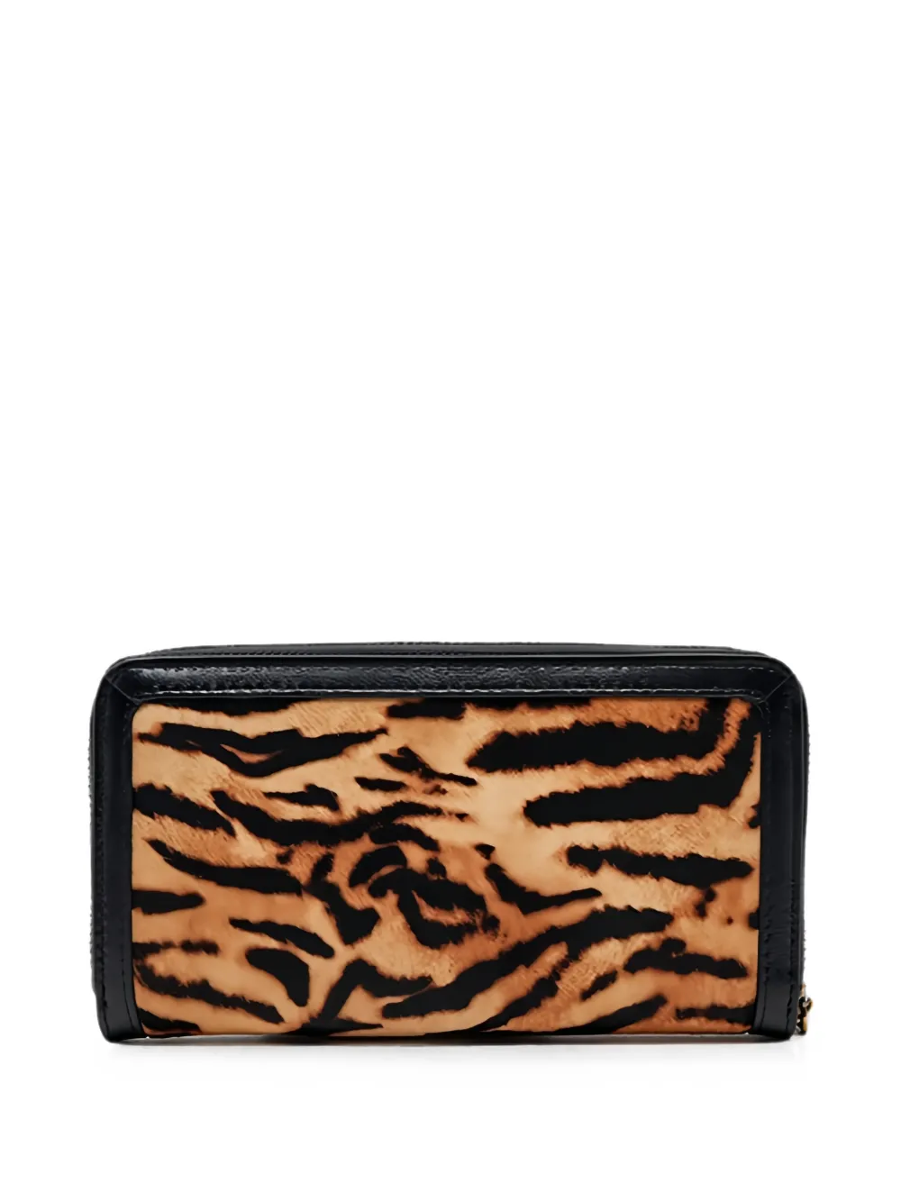 Kurt Geiger London Portemonnee met tijger-print en adelaarshoofd Bruin