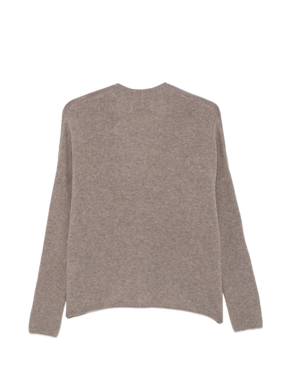 Marc O'Polo V-neck button-up cardigan Grijs