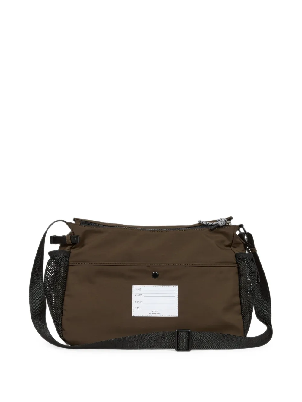 A.P.C. Trek schoudertas met gesp Groen
