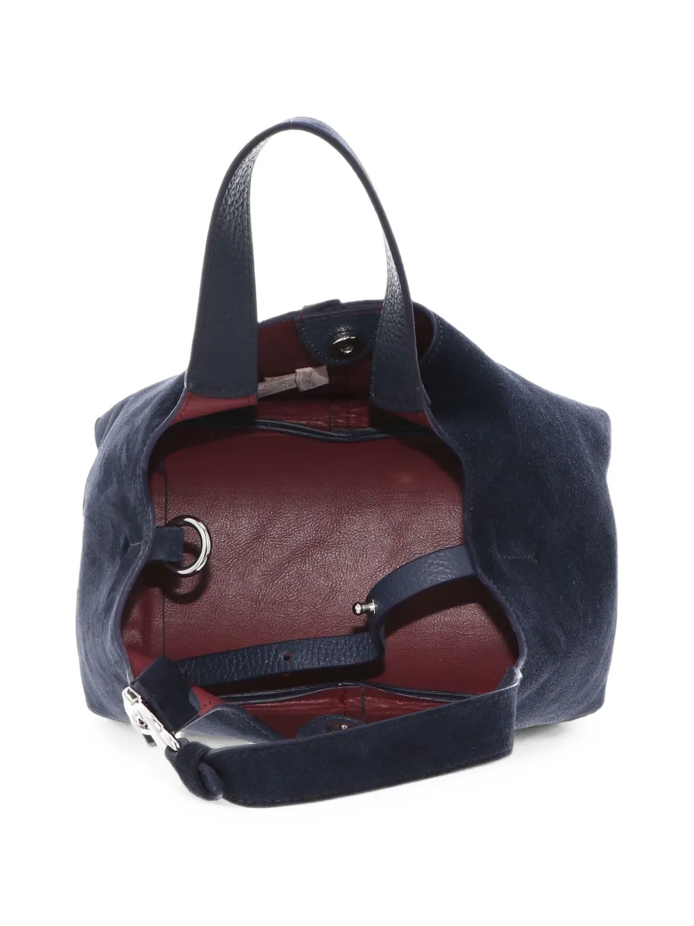 Coccinelle Suède shopper Blauw