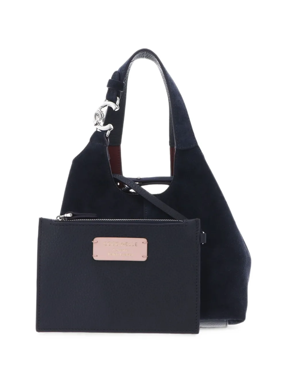 Coccinelle Suède shopper Blauw