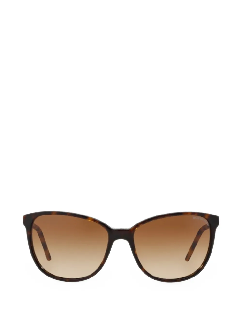 Burberry Eyewear Zonnebril met geometrisch montuur met schildpadschild design Bruin