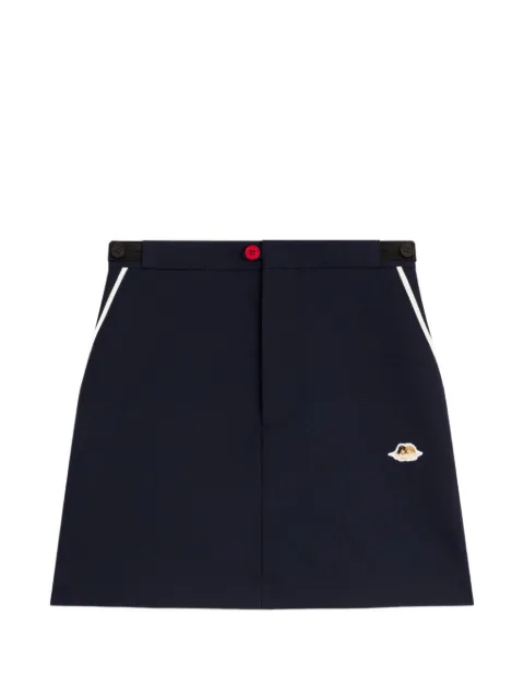 Fiorucci Angel patch contrast-piping mini skirt