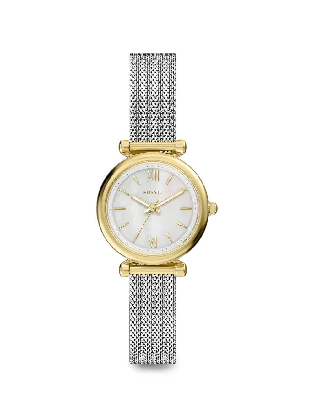 FOSSIL Carlie Mesh 28mm watch - Bianco