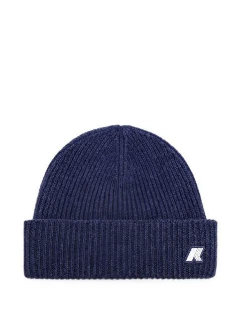 K Way Kids Brice ribbed-knit beanie hat
