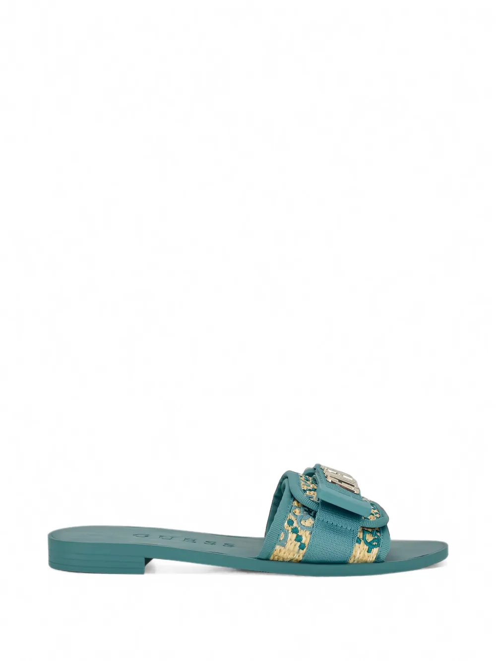 GUESS USA Elyze logo-plaque woven-strap flat sandals