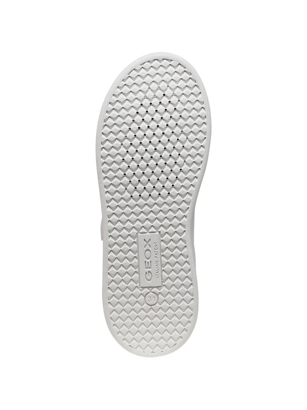 Geox Kids Eclyper glitter-detail touch-strap sneakers Wit