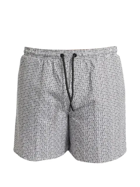 John Richmond logo-print drawstring swim shorts