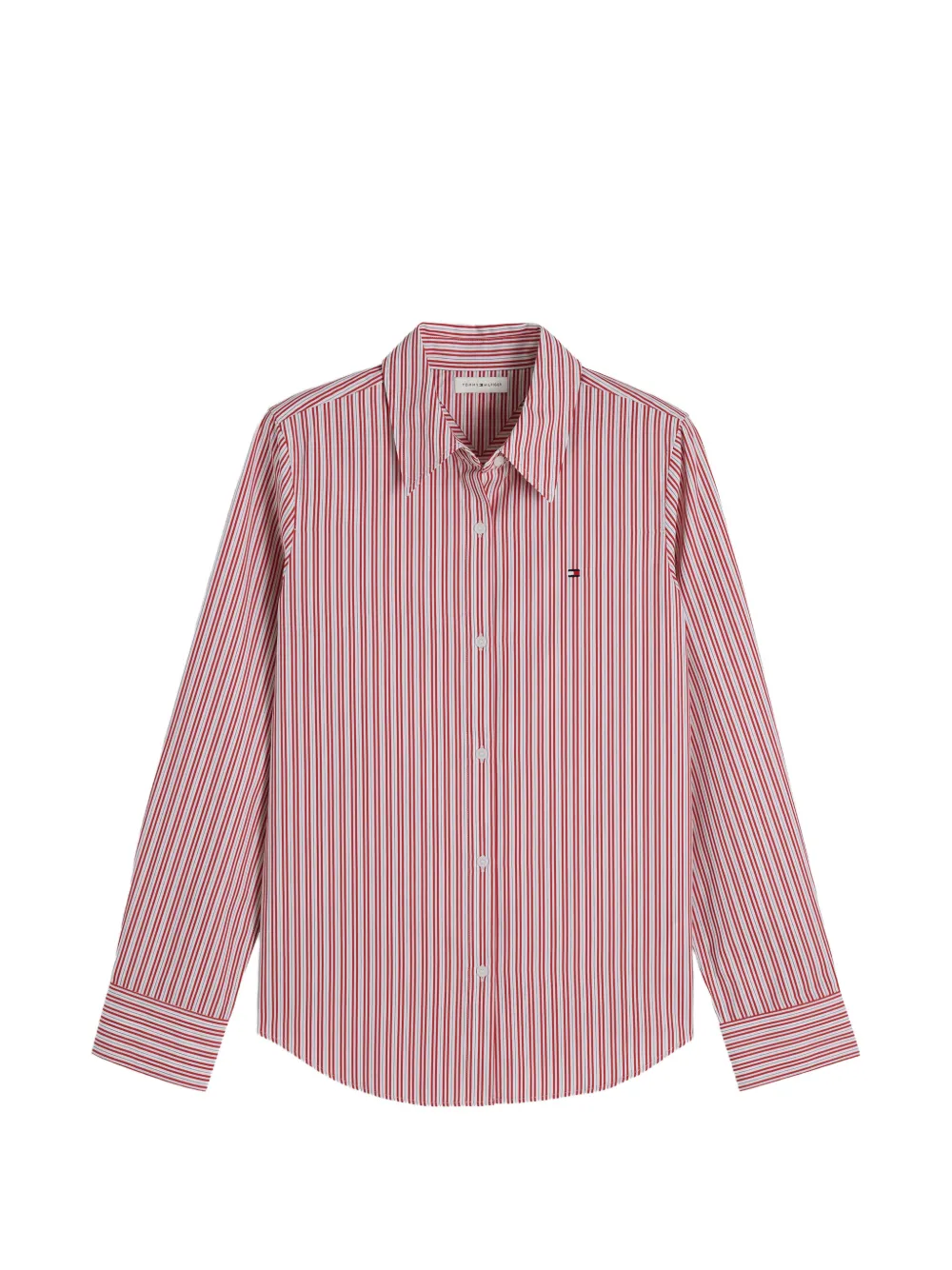 Tommy Hilfiger striped poplin shirt - Rosso