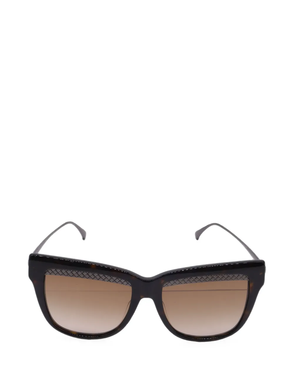 Bottega Veneta Pre-Owned Square sunglasses - Nero