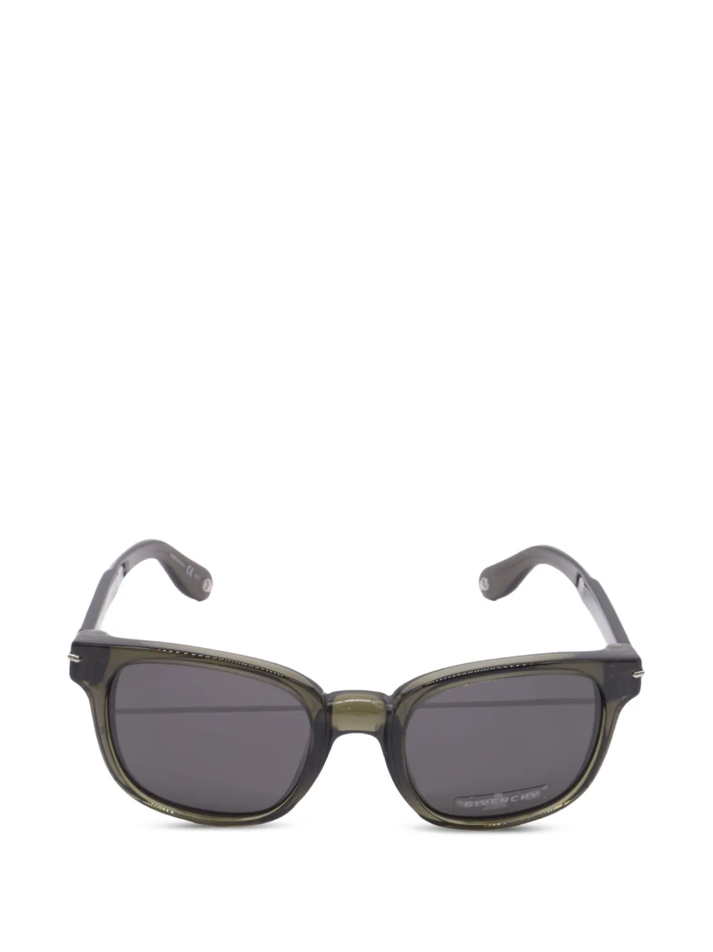 Givenchy Pre-Owned square tinted sunglasses - Verde