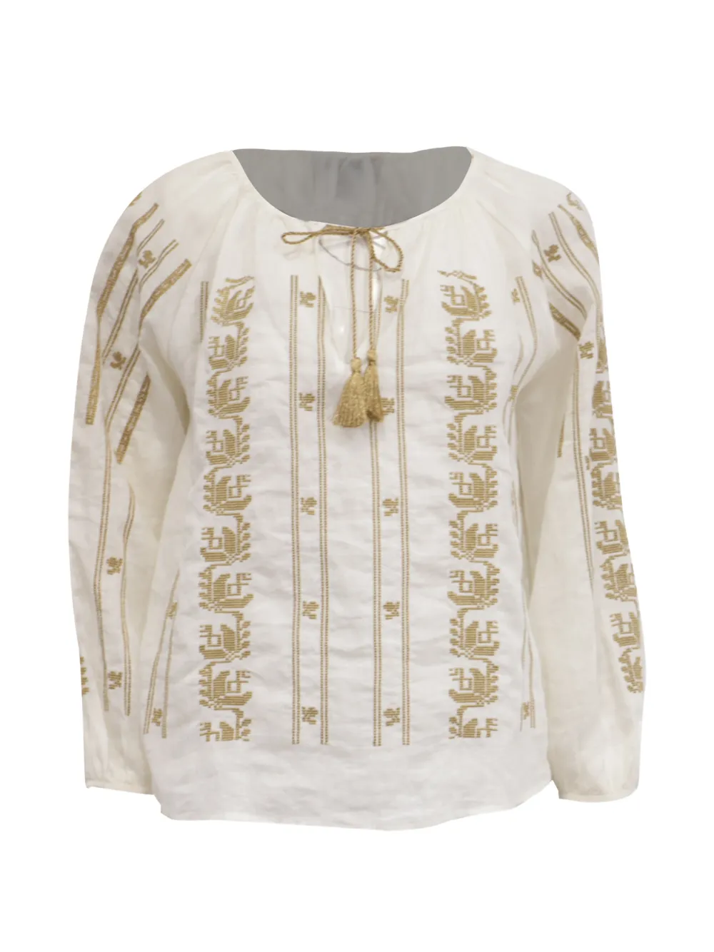 Nili Lotan Bestickte Bluse - Weiß