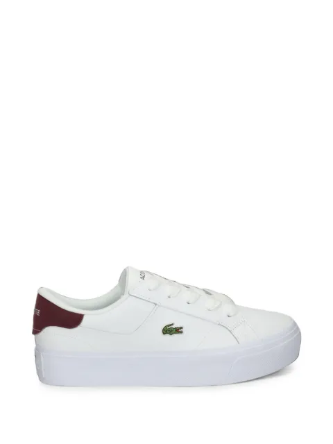 Lacoste logo-patch platform sneakers