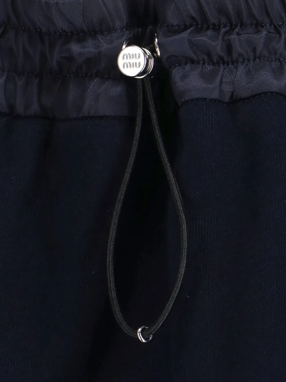 Miu Fleece mini-rok Blauw