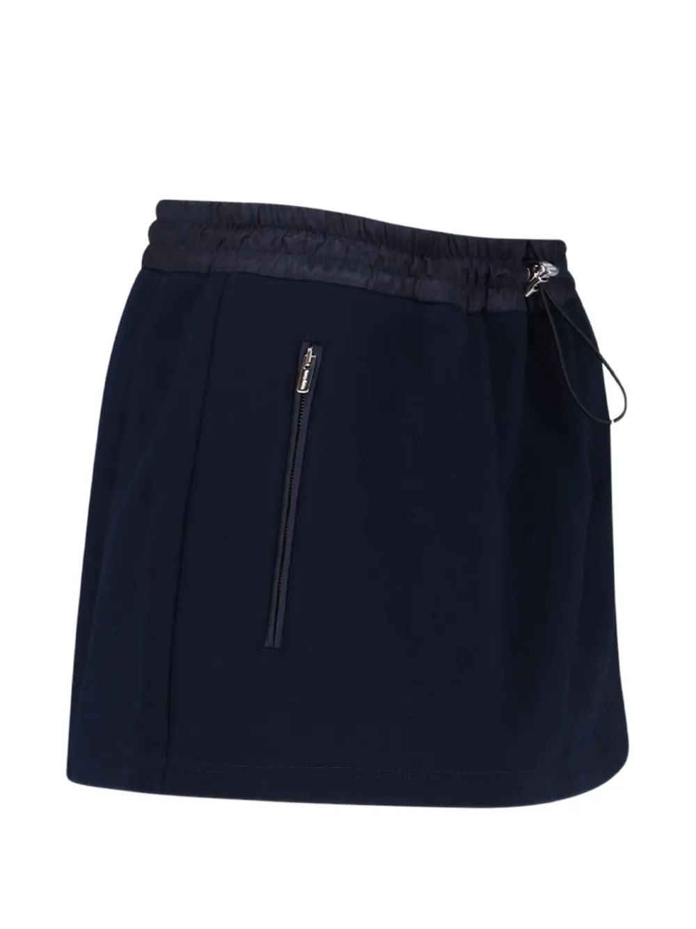 Miu Fleece mini-rok Blauw