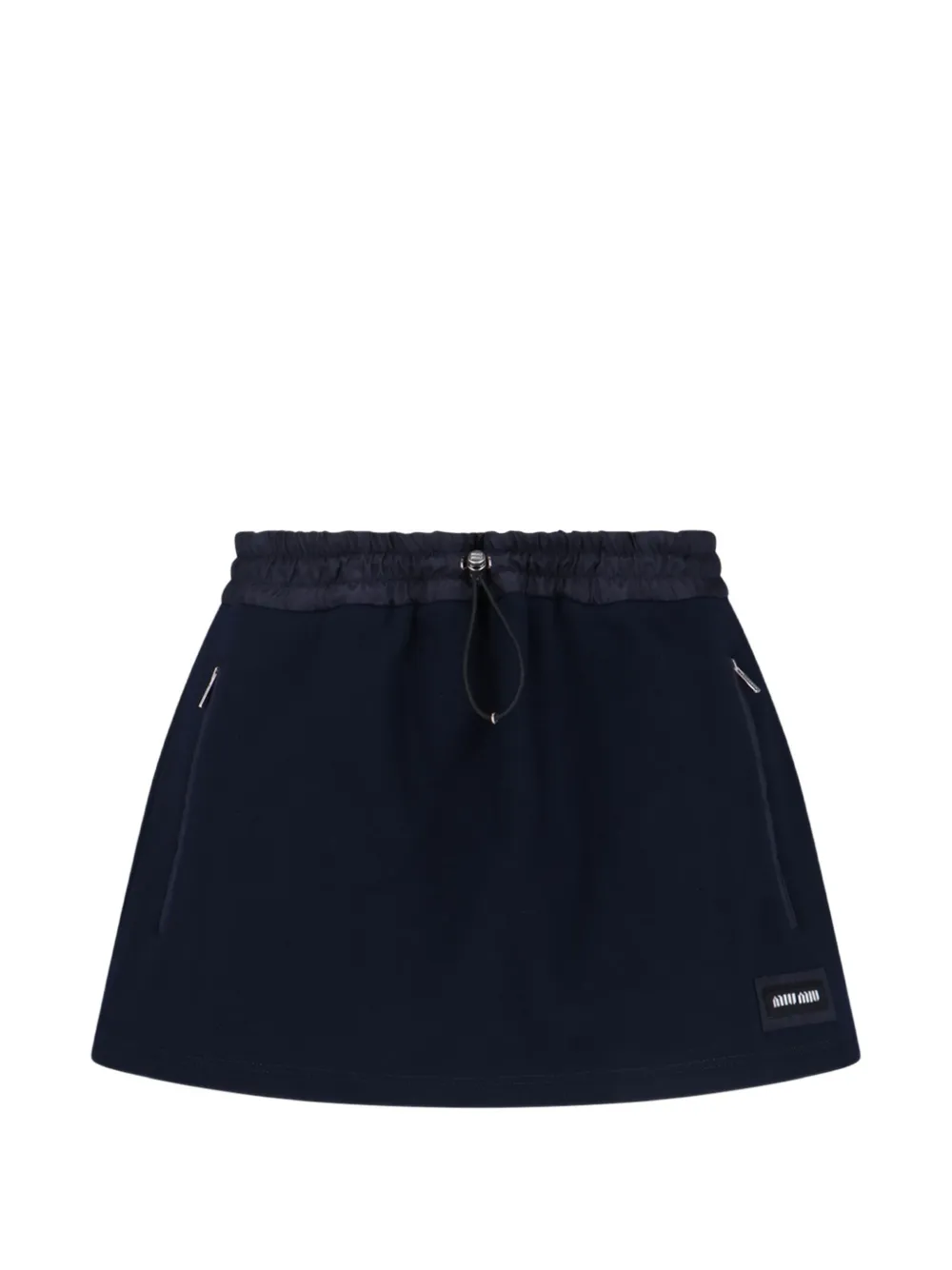 Miu Miu minijupe en polaire - Bleu Miu Miu minijupe en polaire - Bleu