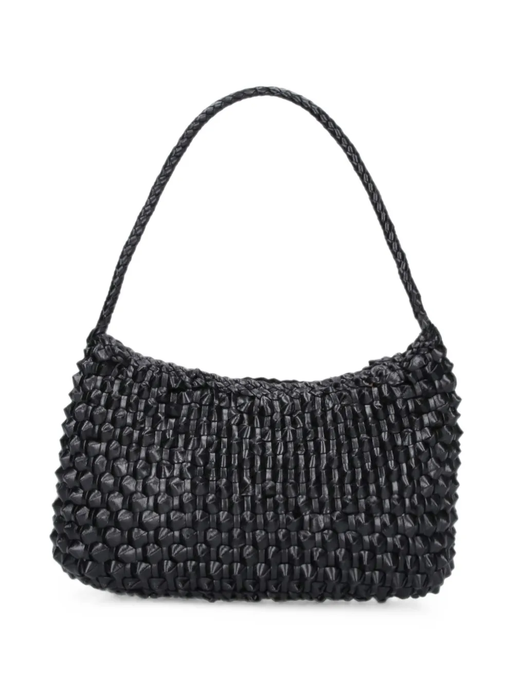 DRAGON DIFFUSION Basil Cactus buffalo leather shoulder bag - Nero