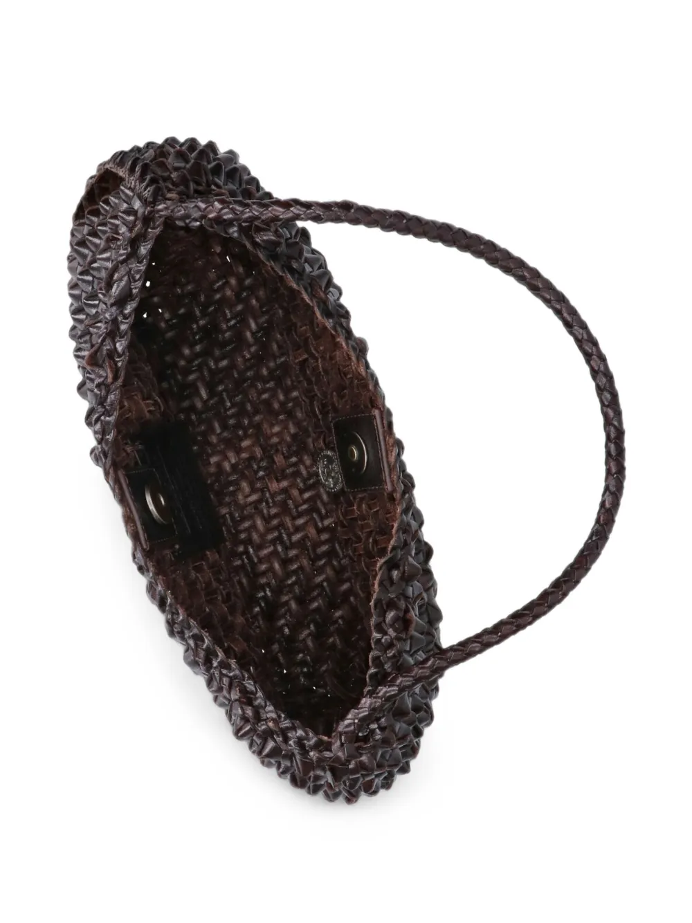 DRAGON DIFFUSION Basil Cactus buffalo leather shoulder bag Bruin