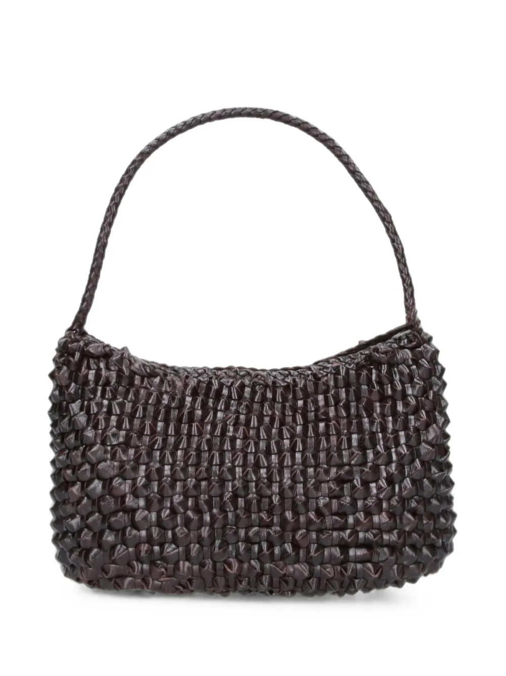 DRAGON DIFFUSION Basil Cactus buffalo leather shoulder bag Bruin