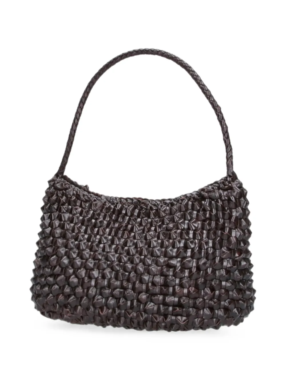 DRAGON DIFFUSION Basil Cactus buffalo leather shoulder bag Bruin