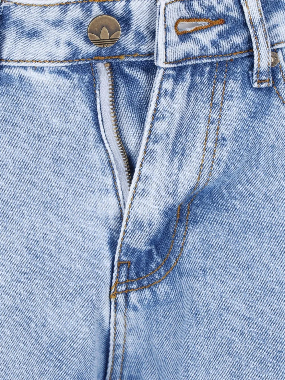 adidas Firebird jeans met zijstreep Blauw