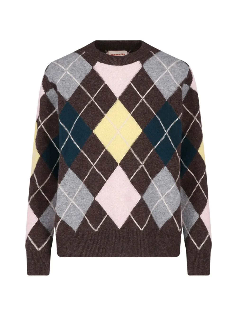 &Daughter Ava argyle wool sweater