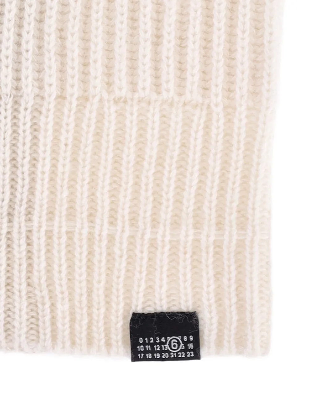 MM6 Maison Margiela Wollen nekwarmer Beige