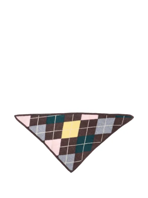 &Daughter argyle cashmere scarf