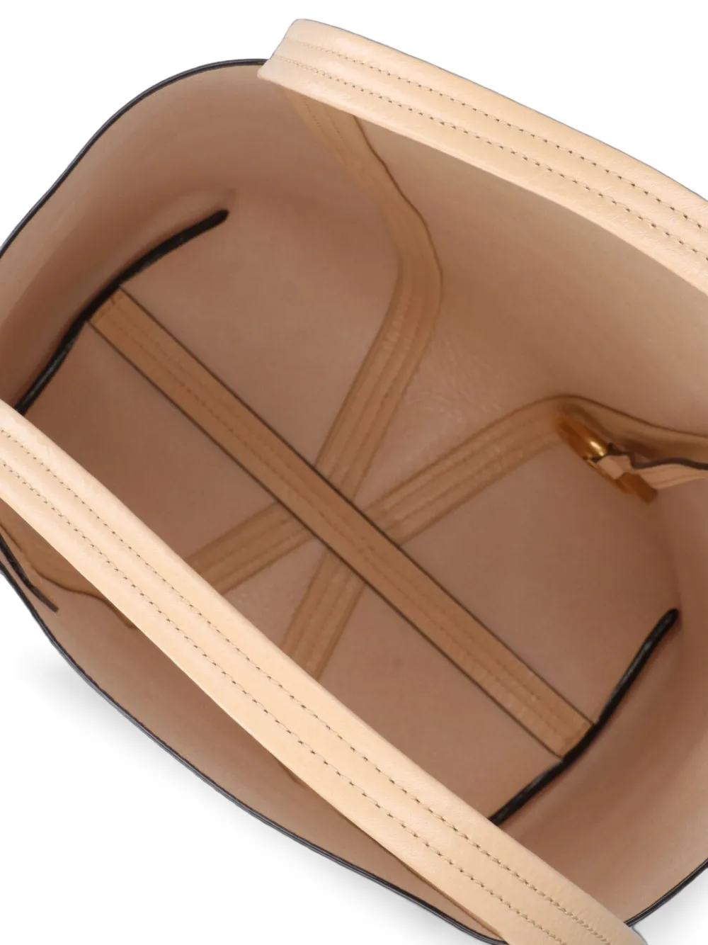 Chloé Spin kalfsleren shopper met logoprint Roze