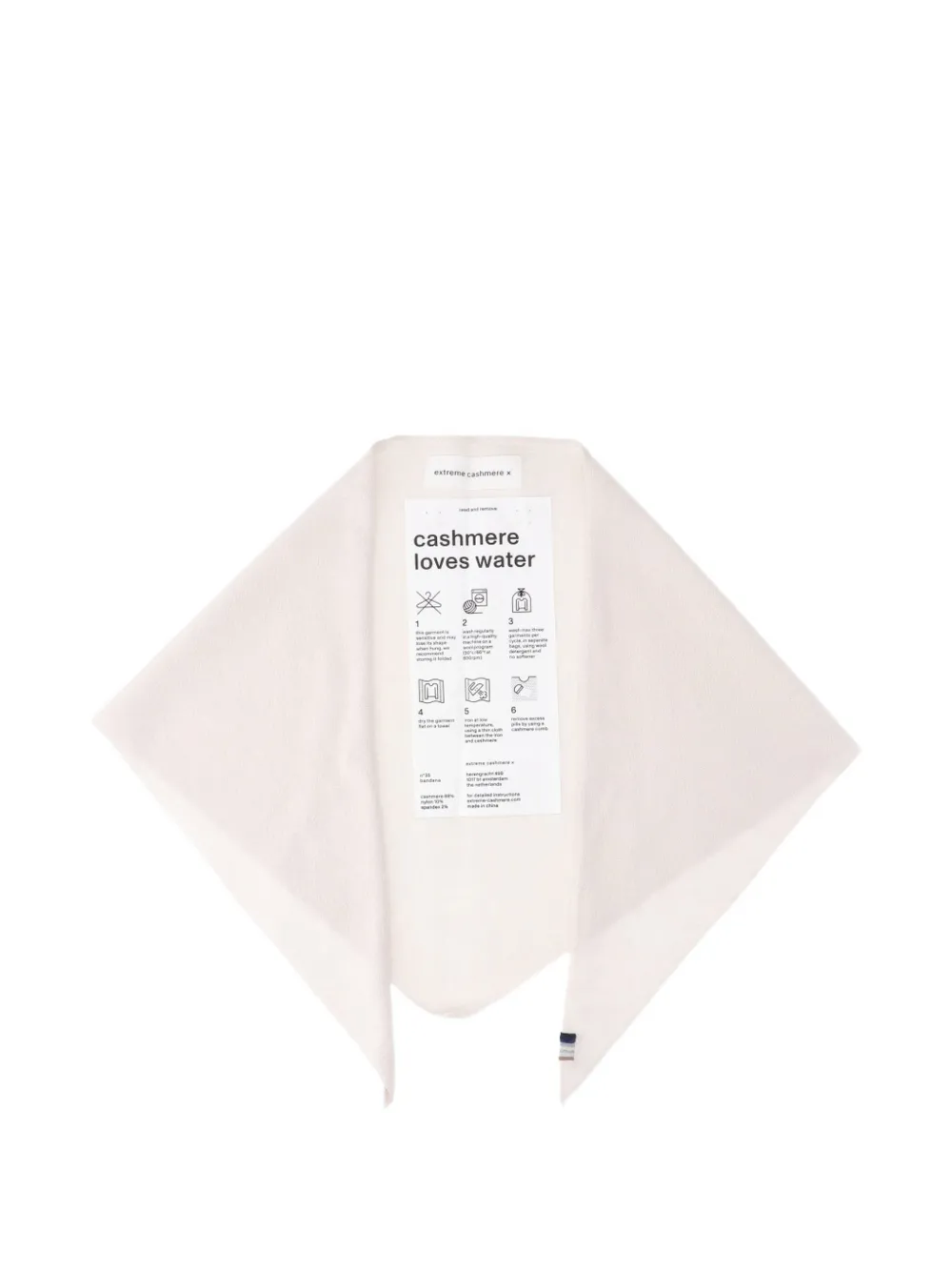 extreme cashmere n°35 bandana scarf