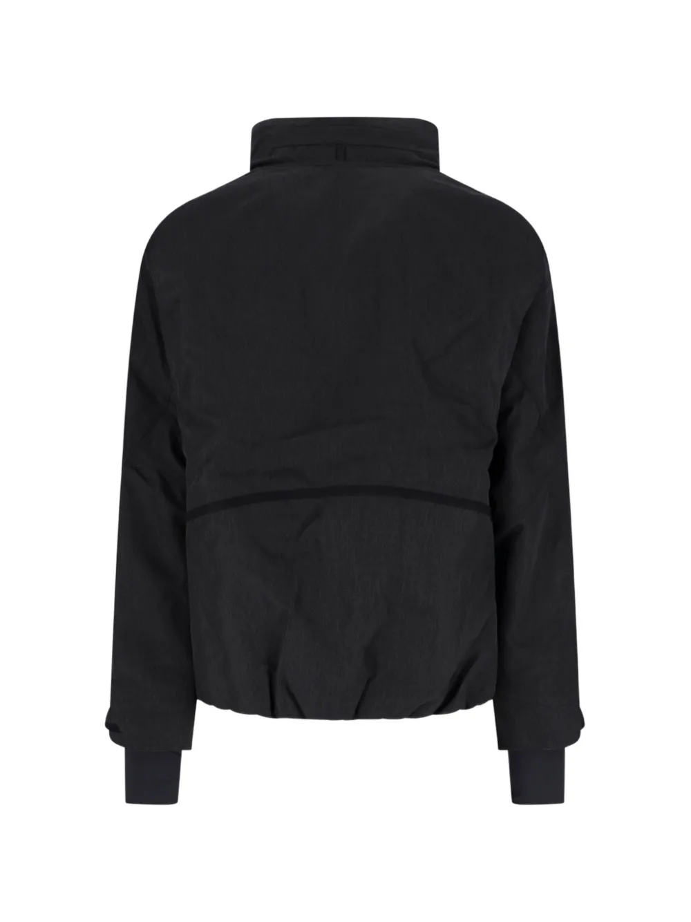 Oakley panelled high-neck jacket Zwart