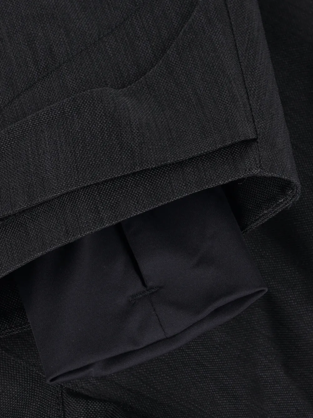 Oakley panelled high-neck jacket Zwart