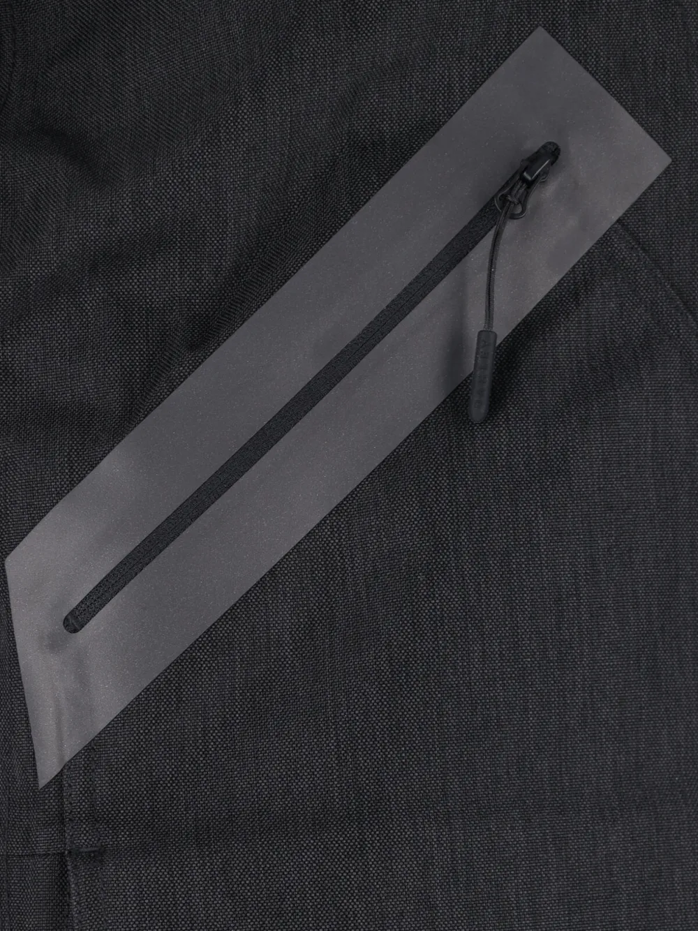 Oakley panelled high-neck jacket Zwart