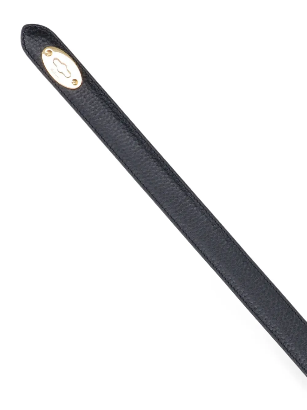 Mulberry Darley leren riem met Postman's Lock-sluiting Zwart