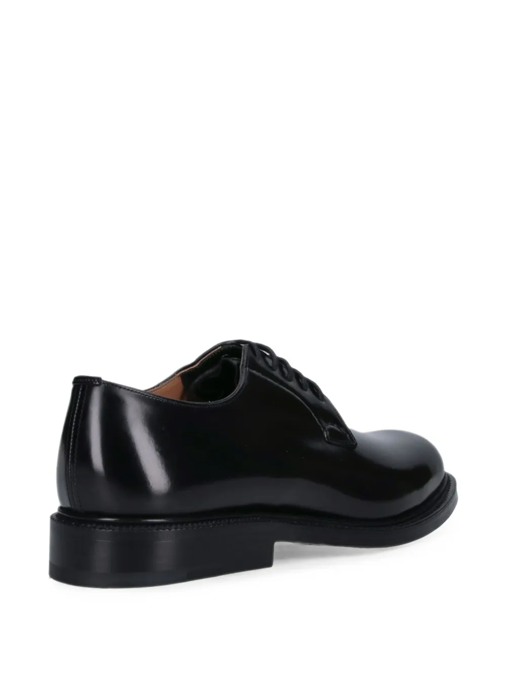 Church's lace-up leather Derby shoes Zwart