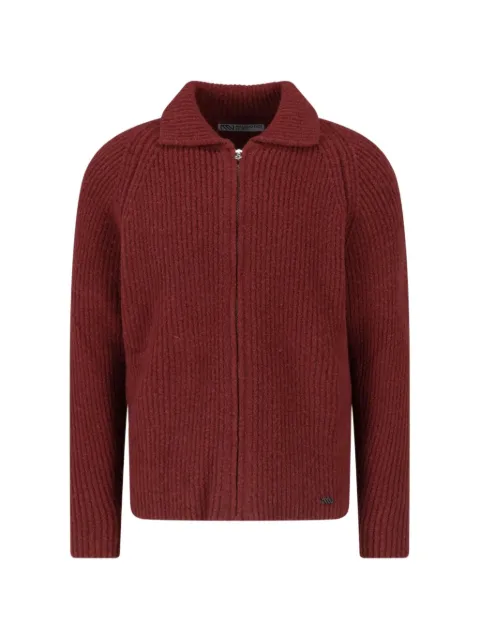 Massimo Osti Studio ribbed zip-up cardigan