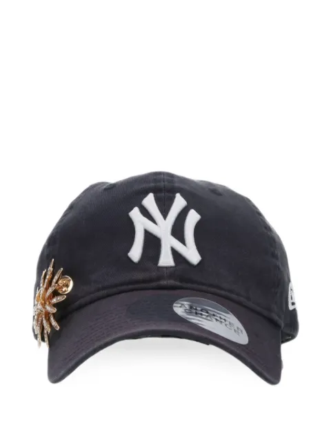 ANOTHER CHANCE crystal-embellished logo-embroidered cap