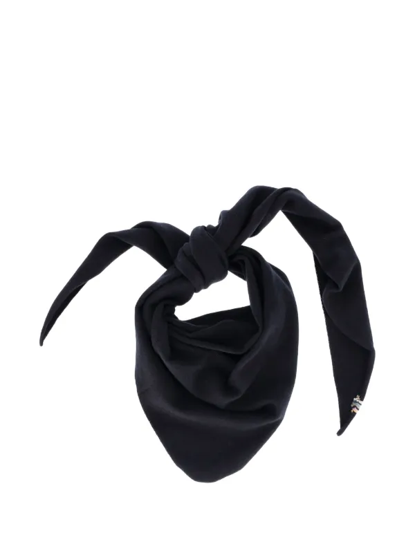 Extreme Cashmere Witch Triangular Scarf in Black