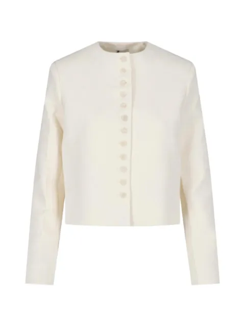 Almada Label button-up collarless jacket