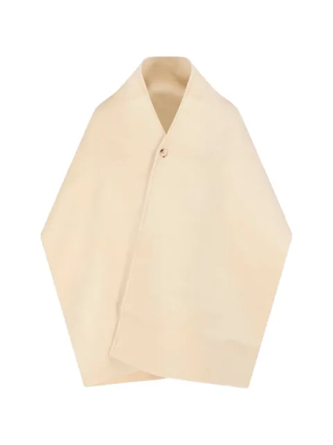 Almada Label Micha Doublé button-fastening scarf