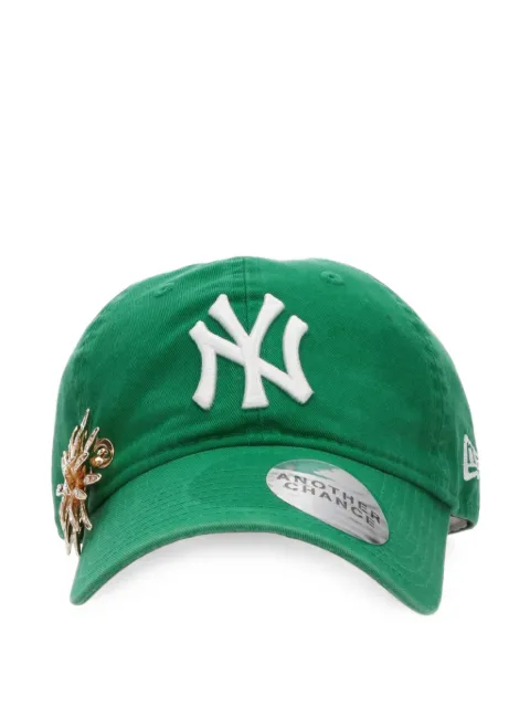 ANOTHER CHANCE crystal-embellished logo-embroidered cap