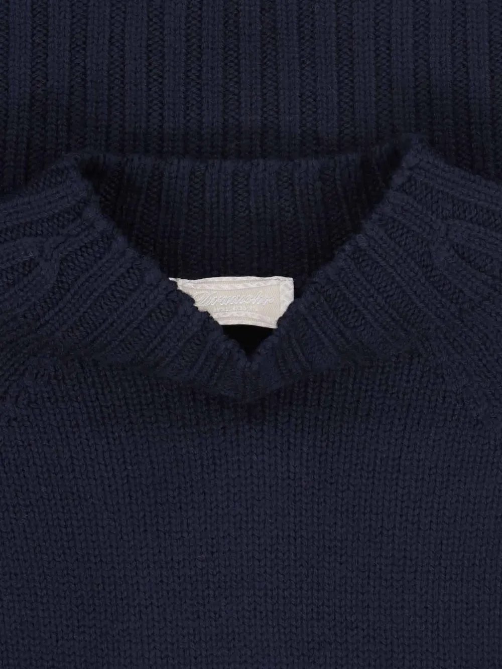Drumohr Wollen trui met raglanmouwen Blauw