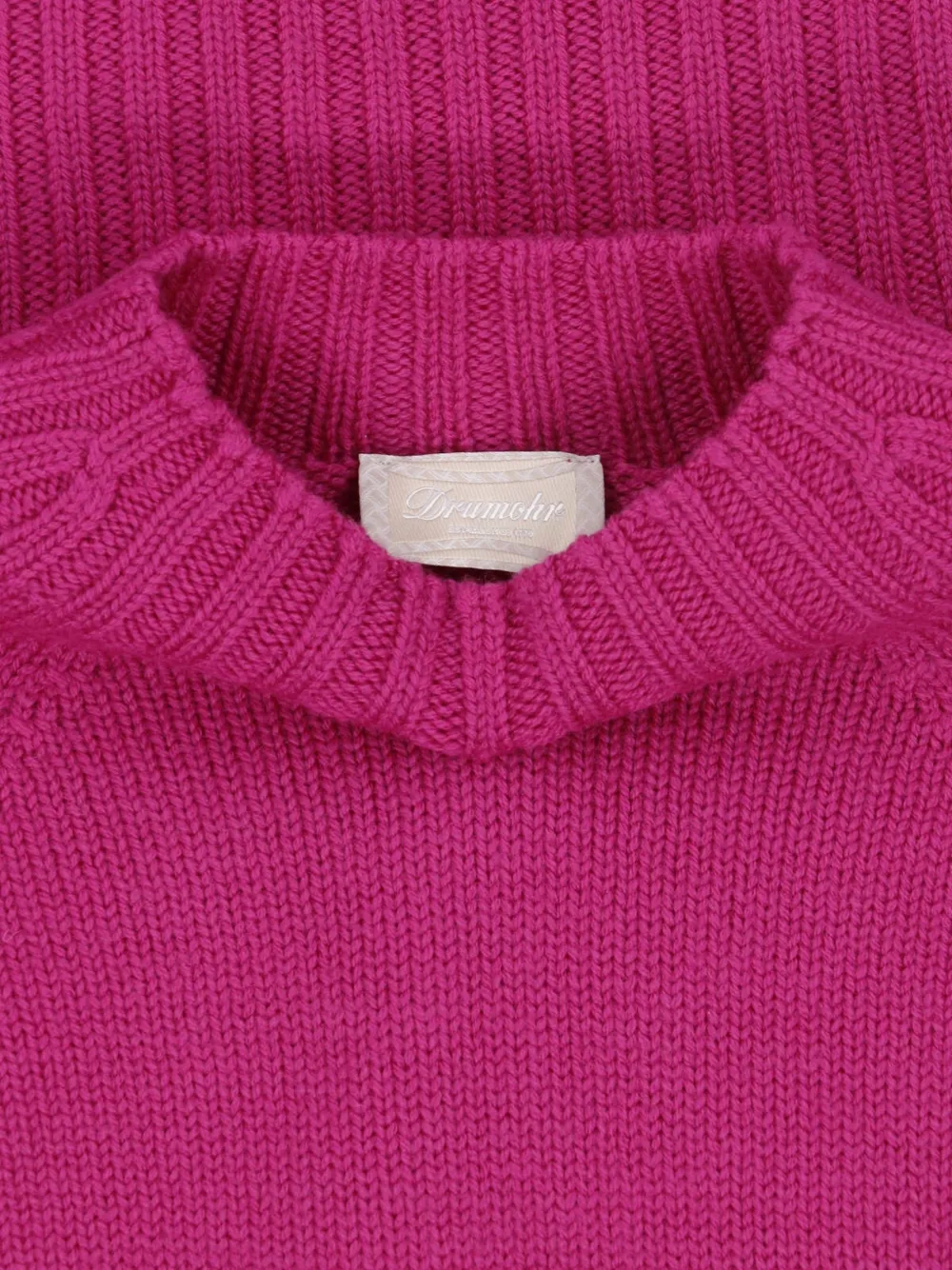 Drumohr Wollen trui met raglanmouwen Roze